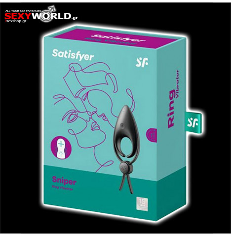 Επαναφορτιζόμενο Δαχτυλίδι Πέους Sniper SATISFYER