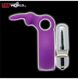 Timeless Cock Ring Ears Purple TOYZ4LOVERS