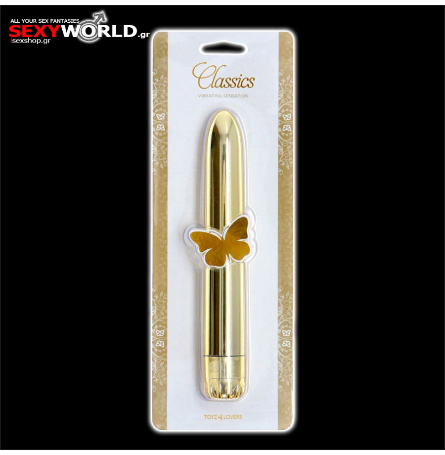 Gold Mirror Vibrator TOYZ4LOVERS