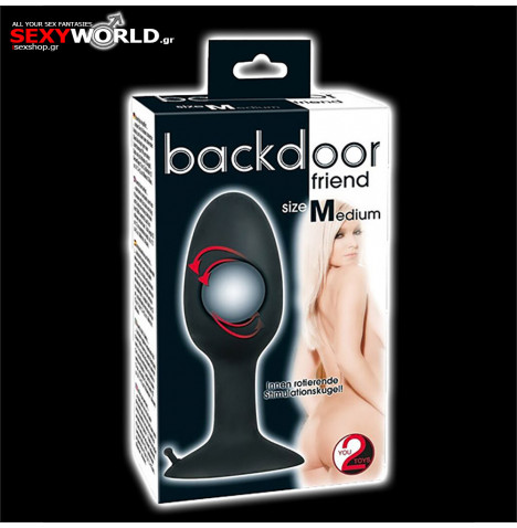 Σφήνα Πρωκτού με Εσωτερική Μπάλα Medium YOU2TOYS