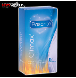 Ribbed Condoms Heat or Cold 12 pcs. PASANTE