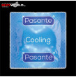 Ribbed Condoms Heat or Cold 12 pcs. PASANTE
