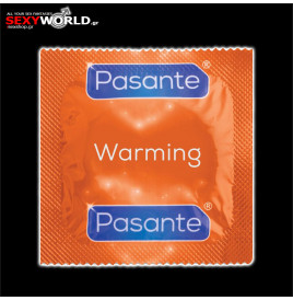 Ribbed Condoms Heat or Cold 12 pcs. PASANTE
