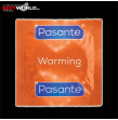 Ribbed Condoms Heat or Cold 12 pcs. PASANTE