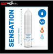 Ribbed Condoms Heat or Cold 12 pcs. PASANTE