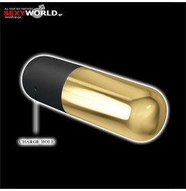 Golden Rechargeable Bullet PRETTY LOVE