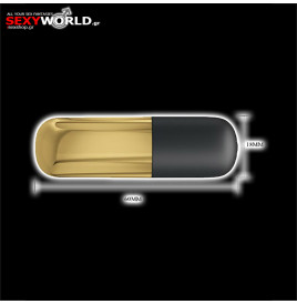 Golden Rechargeable Bullet PRETTY LOVE