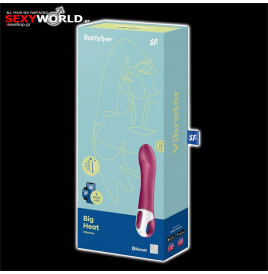 Επαναφορτιζόμενος Δονητής Big Heat Connect App SATISFYER