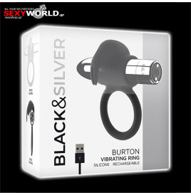 Burton Rechargeable Ring BLACK & SILVER