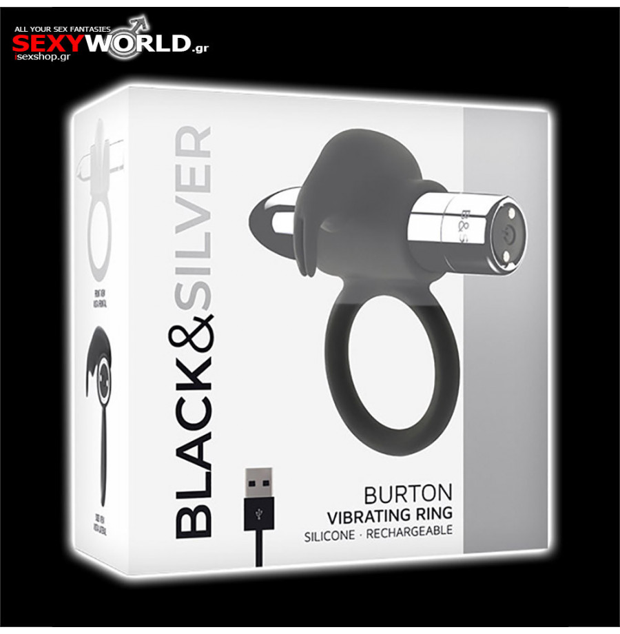 Burton Rechargeable Ring BLACK & SILVER