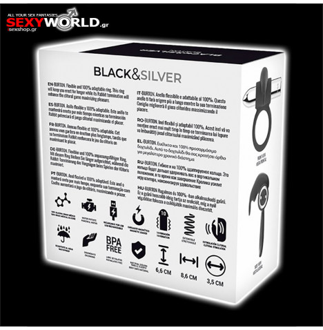 Burton Rechargeable Ring BLACK & SILVER