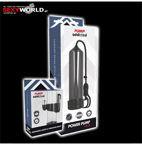 PUMP ADDICTED Vibrator RX5 Black
