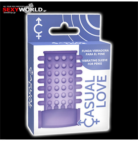 CASUAL LOVE Vibrating Ring Purple