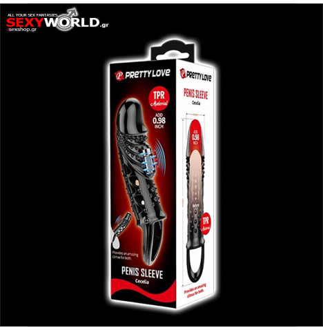PRETTY LOVE Cecelia Penis Sleeve Black