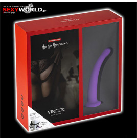 VIRGITE Harness with Dildo Purple