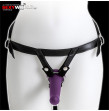 VIRGITE Harness with Dildo Purple