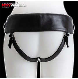 VIRGITE Harness with Dildo Purple