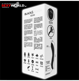 Rechargeable Vibrator Kean BLACK & SILVER