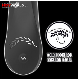 Rechargeable Vibrator Kean BLACK & SILVER