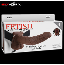 Fetish Fantasy 9" Balls Hollow Strap-on Pipedream