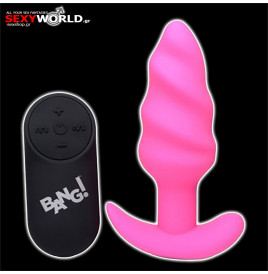 Silicone Swirl Plug with Remote Control XR PLAY HARD