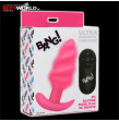 Silicone Swirl Plug with Remote Control XR PLAY HARD