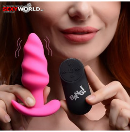 Silicone Swirl Plug with Remote Control XR PLAY HARD