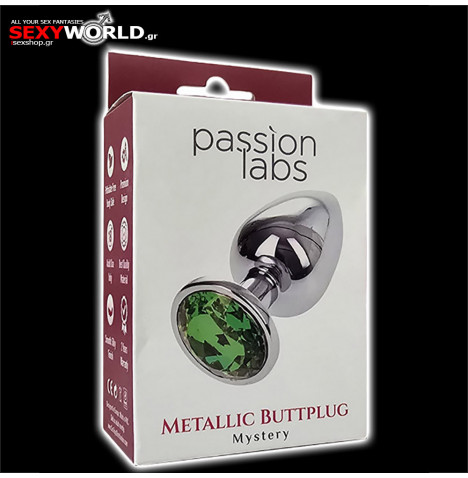 Metallic Anal Plug Green Passion Labs