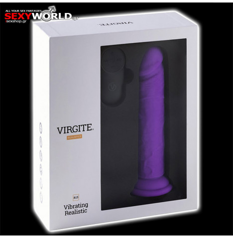 Wireless Realistic Vibrator Purple VIRGITE