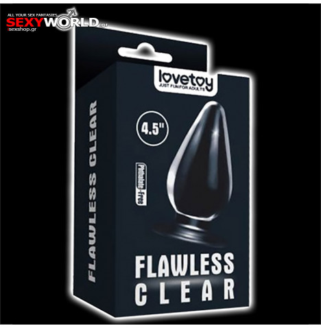 Flawless Clear Anal Plug 4.5 LOVETOY