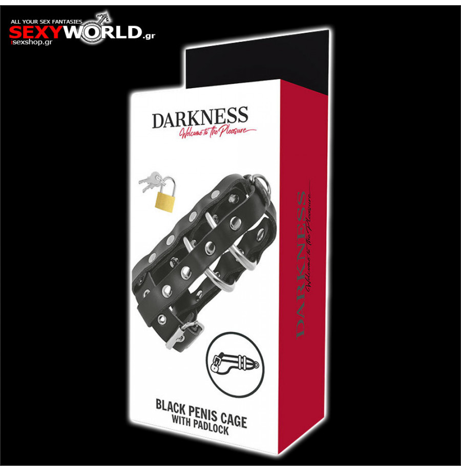 Penis Cage & Padlock DARKNESS