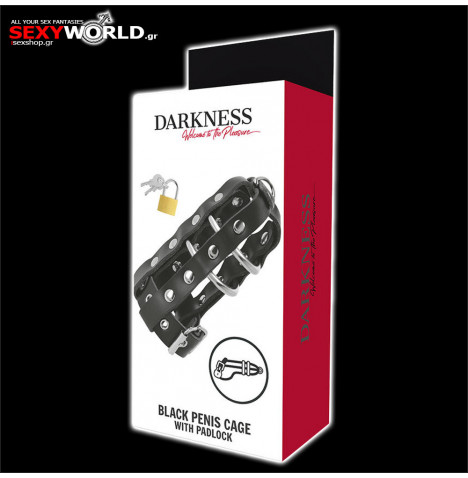 Penis Cage & Padlock DARKNESS