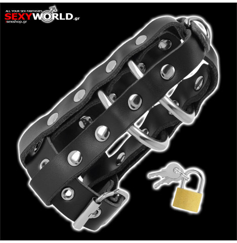 Penis Cage & Padlock DARKNESS