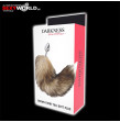 Brown Furry Tail Butt Plug DARKNESS