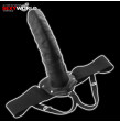 Fetish Fantasy 8" Black Hollow Strap-on Pipedream