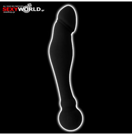 Karl G-Point Stimulating Dildo BLACK & SILVER