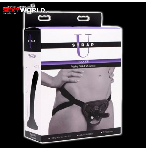 Strap U Pegged Pegging Dildo - Harness XR PLAY HARD