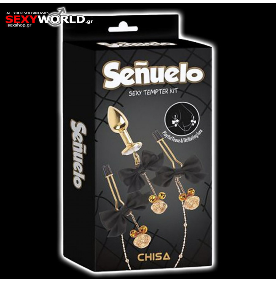 Anal Plug & Nipple Clamps Sexy Temper it CHISA Anal Plug & Nipple Clamps Sexy Temper it CHISA