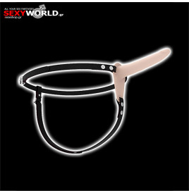 Silicone Strap-on Vibrator FETISH SUBMISSIVE 15 cm
