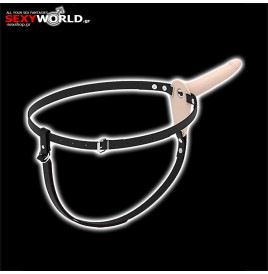 Silicone Strap-on Vibrator FETISH SUBMISSIVE 15 cm