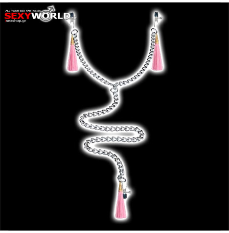 Nipple Clit Tassel Clamp with Chain LOVETOY