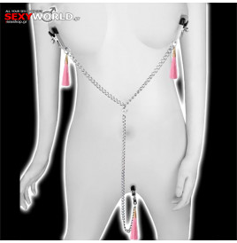 Nipple Clit Tassel Clamp with Chain LOVETOY