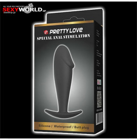 PRETTY LOVE Silicone Anal Plug Penis Design
