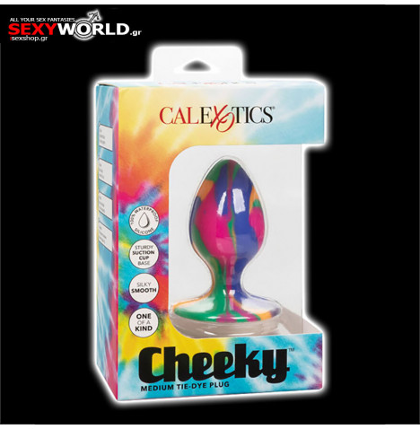 Trippy Cheeky Medium Tie Dye Plug CALEXOTICS