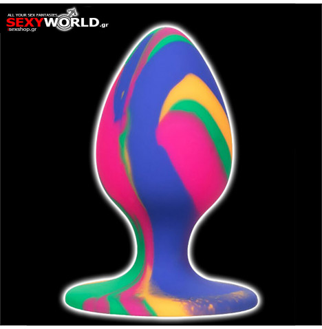 Trippy Cheeky Medium Tie Dye Plug CALEXOTICS