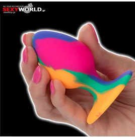 Trippy Cheeky Medium Tie Dye Plug CALEXOTICS