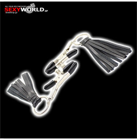 Fetish PU Tassel Nipple Clamps OHMAMA