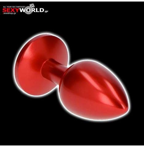 Deep Red Small Anal Plug TOYZ4LOVERS