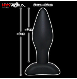 Butt Plug Small BLACK VELVETS