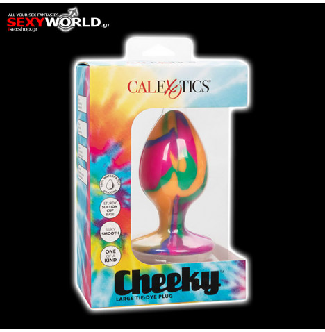Trippy Cheeky Large Tie Dye Plug CALEXOTICS